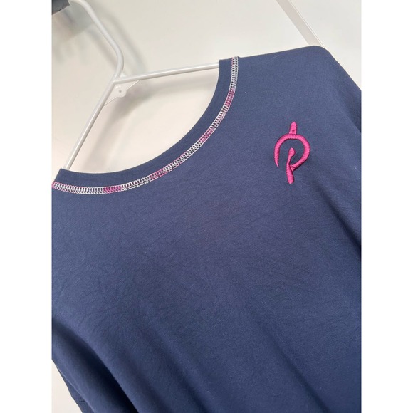 Peloton Women's‎ Sleepover Sweatshirt Top Long Sleeve Navy Blue Size Large - Picture 3 of 13